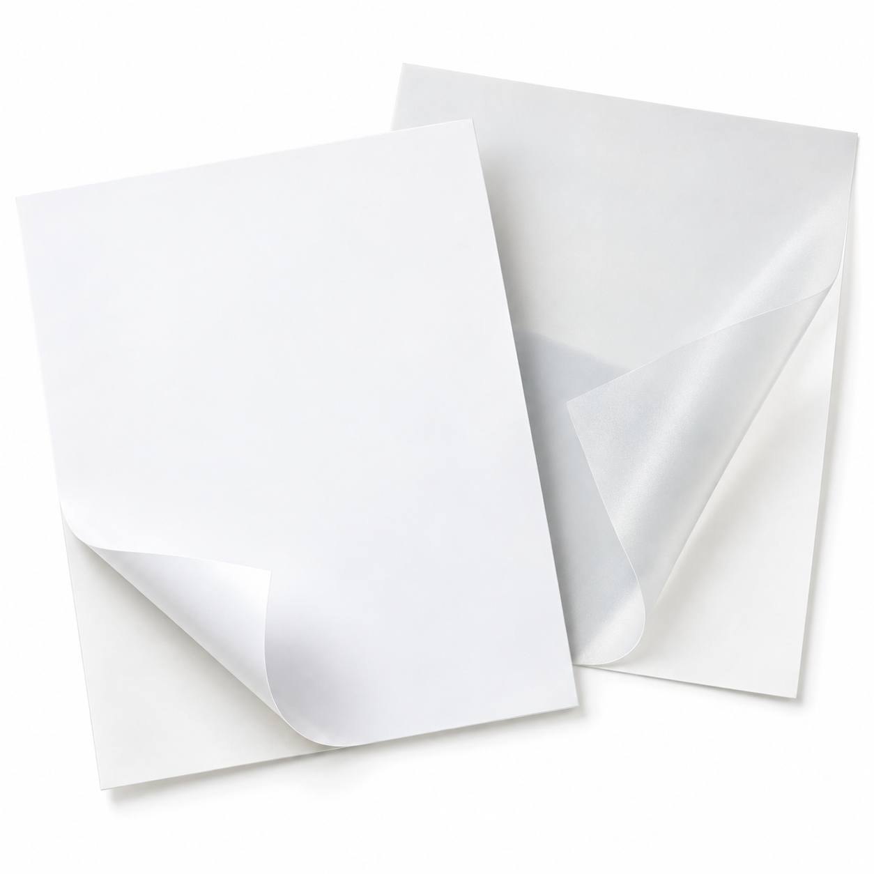 A4 Printable Self-Adhesive Sticker Sheets - White / Semi-transparent, 20 / 50 Sheets
