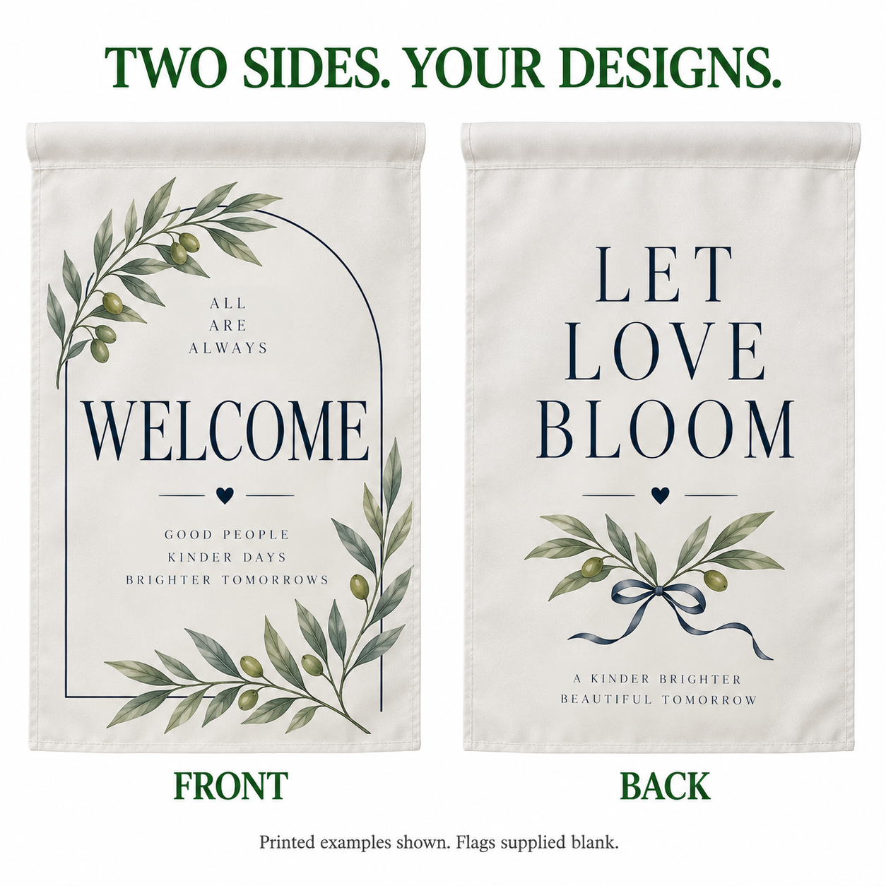 Double-Sided Polyester Sublimation Garden Flag Blanks – 29.5 x 44.5 cm — photo 3