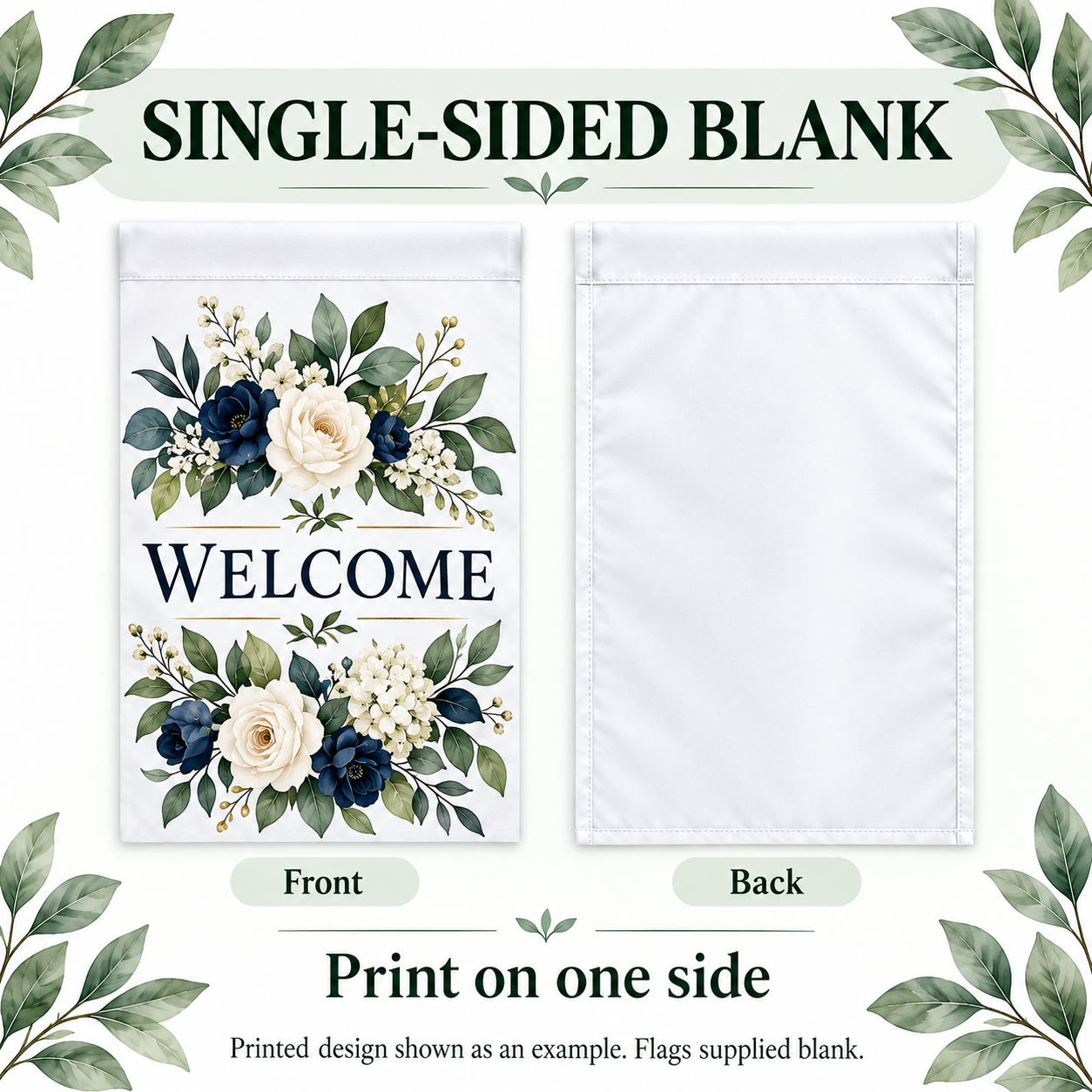 Single-Sided Polyester Sublimation Garden Flag Blanks – 30 x 45 cm — photo 3