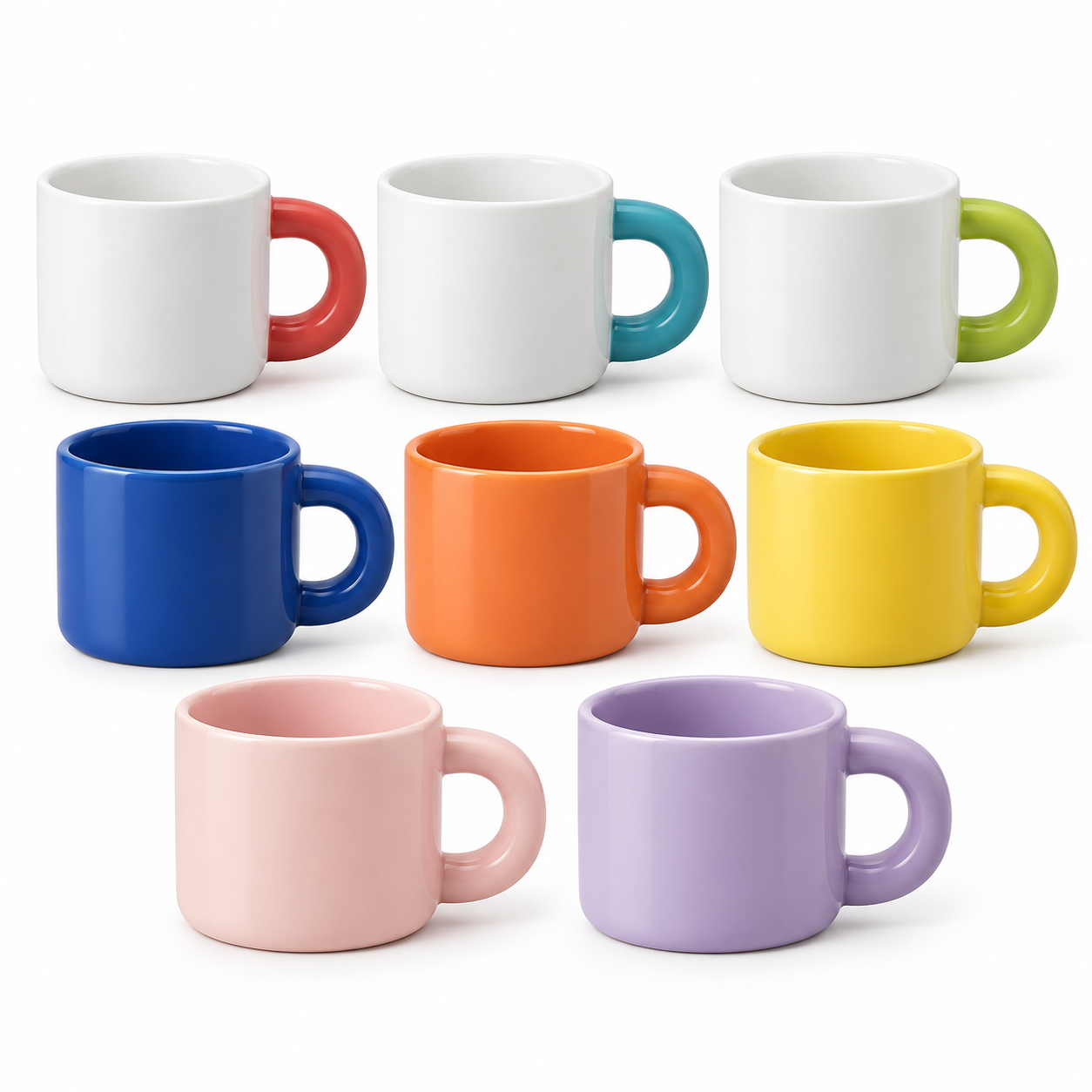 Colorful Ceramic Sublimation Blank Mug - 330 ml, 16 Color Options