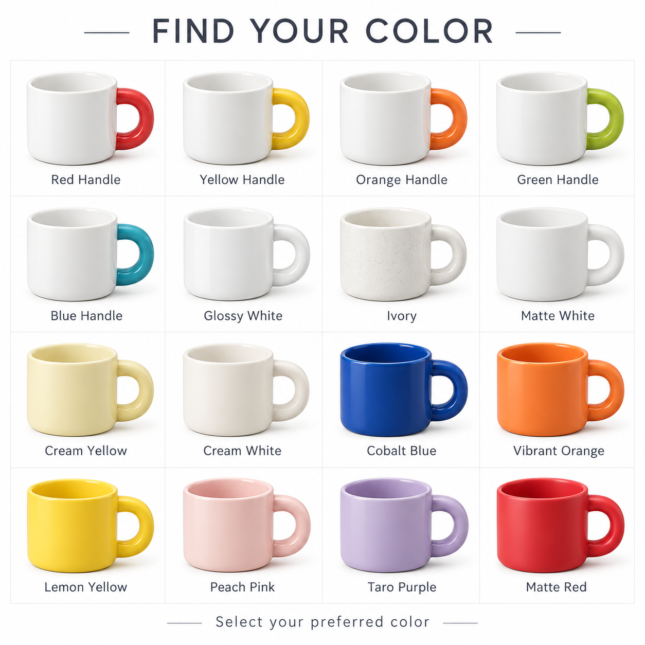 Colorful Ceramic Sublimation Blank Mug - 330 ml, 16 Color Options — photo 3