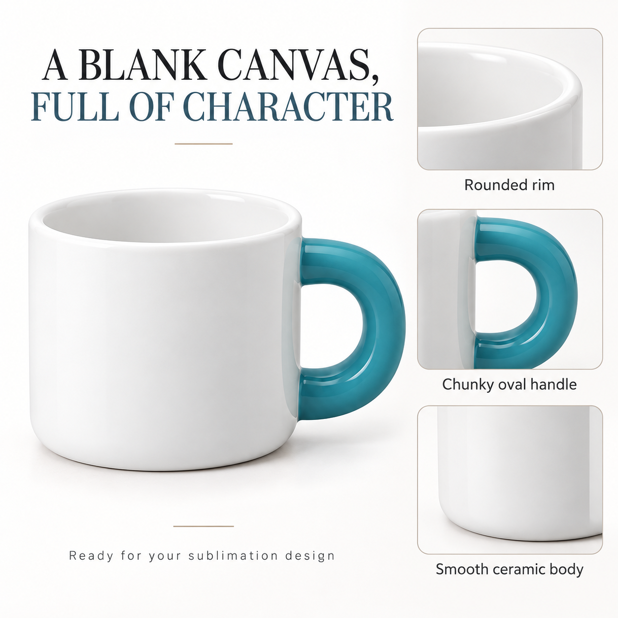 Colorful Ceramic Sublimation Blank Mug - 330 ml, 16 Color Options — photo 4