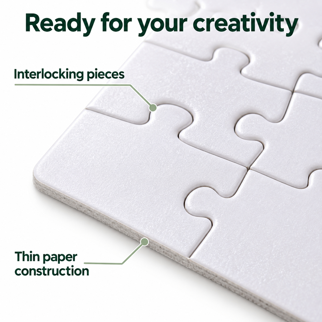 Blank Sublimation Jigsaw Puzzles – 120 Pieces Each, 20 × 29 cm, 10-Pack — photo 4