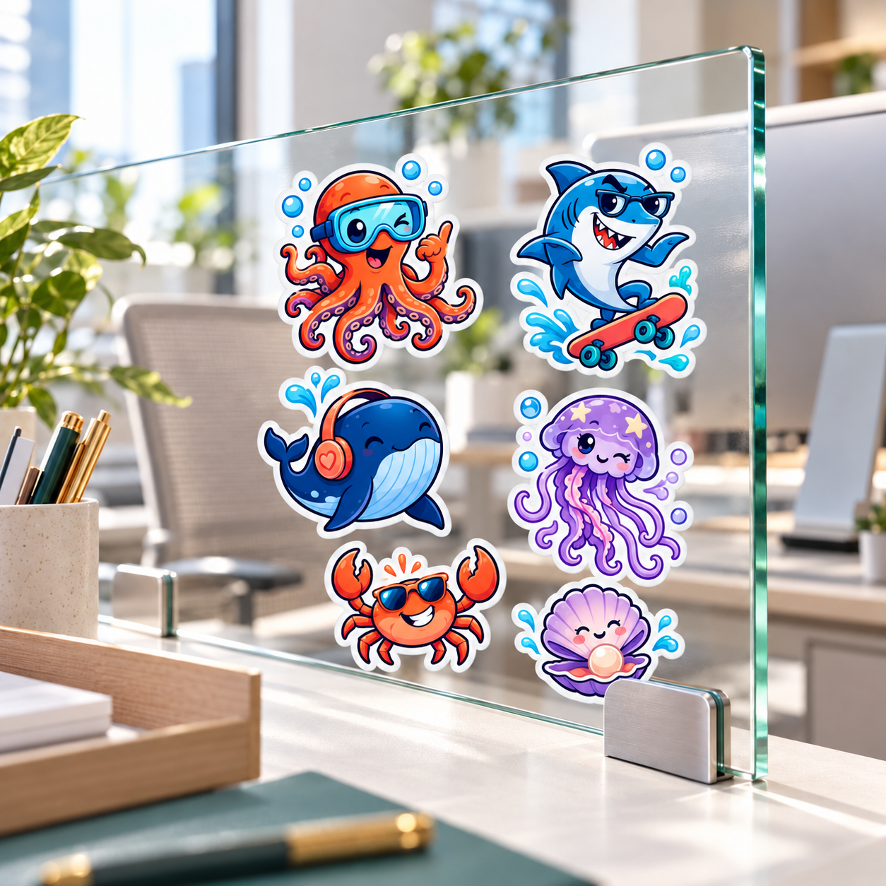 Glossy White PP Printable Sticker Sheets – A4, 20 Sheets, Inkjet — photo 4