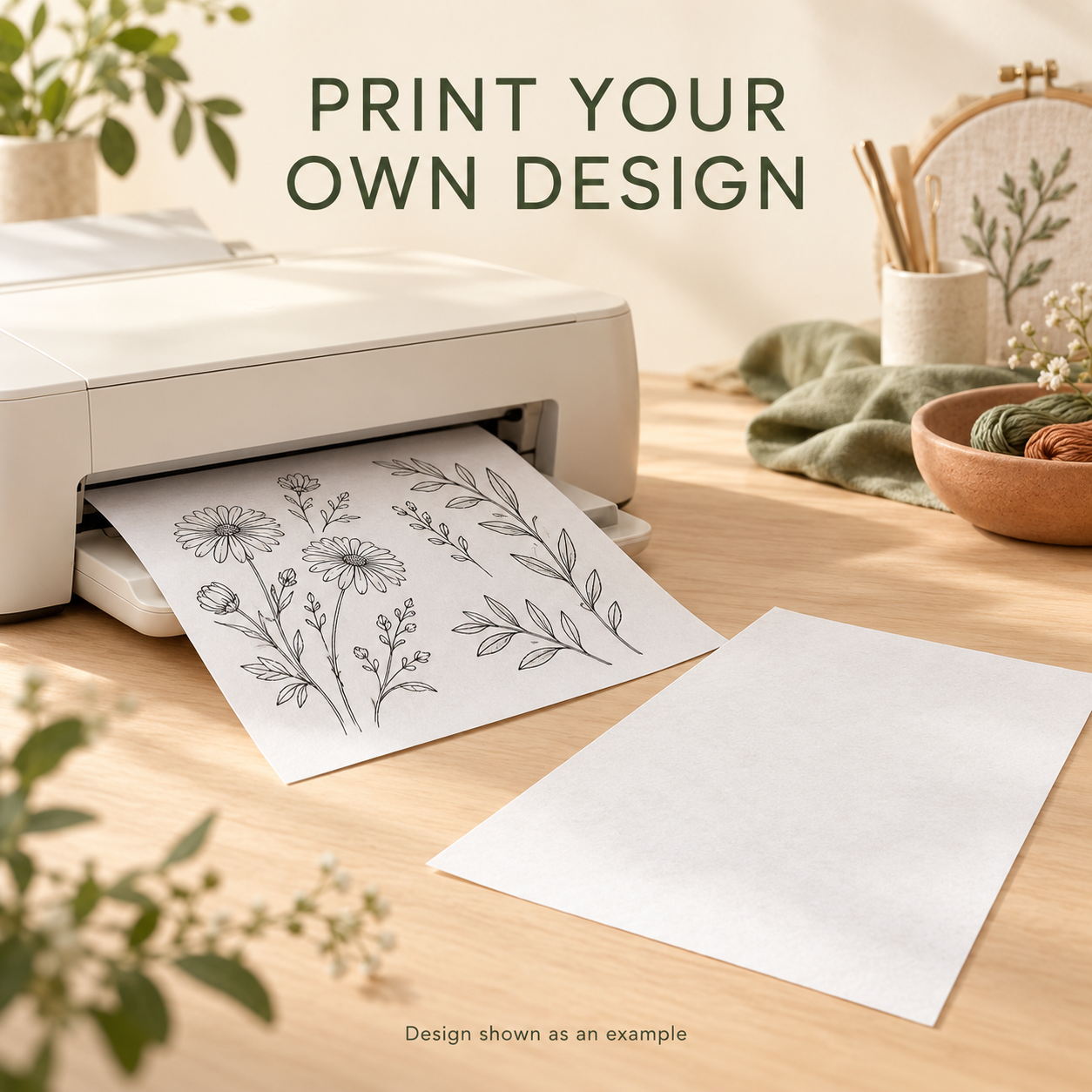 Printable Self-Adhesive Water-Soluble Embroidery Stabilizer Sheets - A4 / A5, 1 / 20 Sheets — photo 4