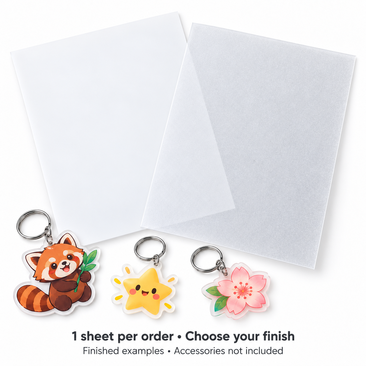 Printable Shrink Plastic Sheet – A4, 0.3 mm, 1 Sheet
