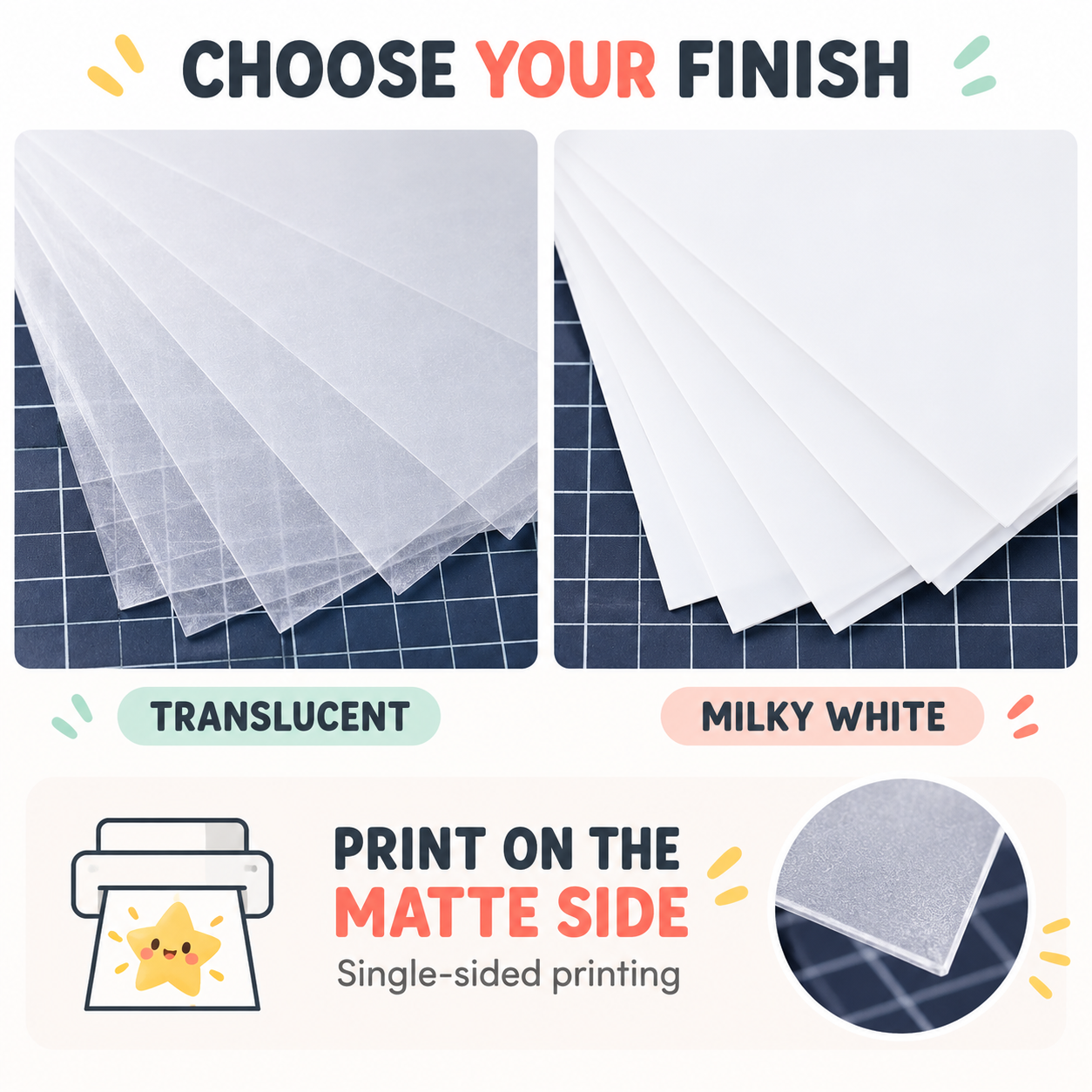 Printable Shrink Plastic Sheet – A4, 0.3 mm, 1 Sheet — photo 3
