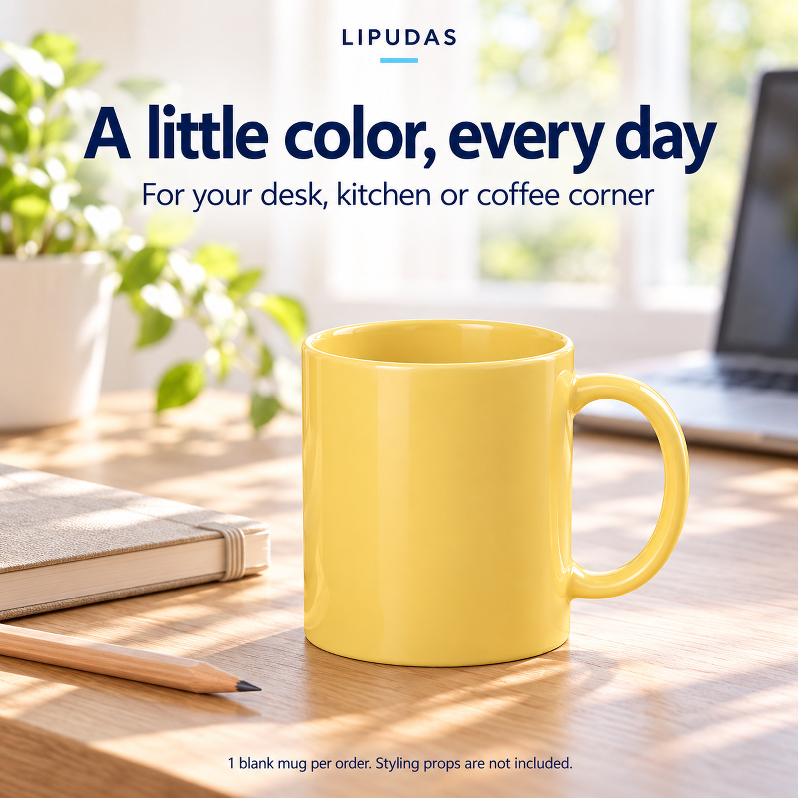 LIPUDAS 11 oz Colored Ceramic Mug Blank for Heat-Transfer Printing, 1 Piece — photo 5
